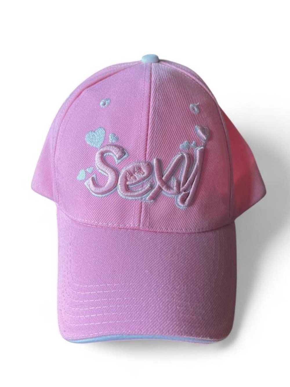 Cute Pink Y2K McBling Baseball Hat
